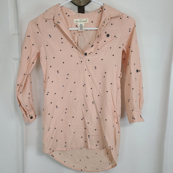 (1433) H&M LOGG Youths Long Sleeve Button Down Shirt, Size: 7-8 Y Color Pink - Picture 4 of 15
